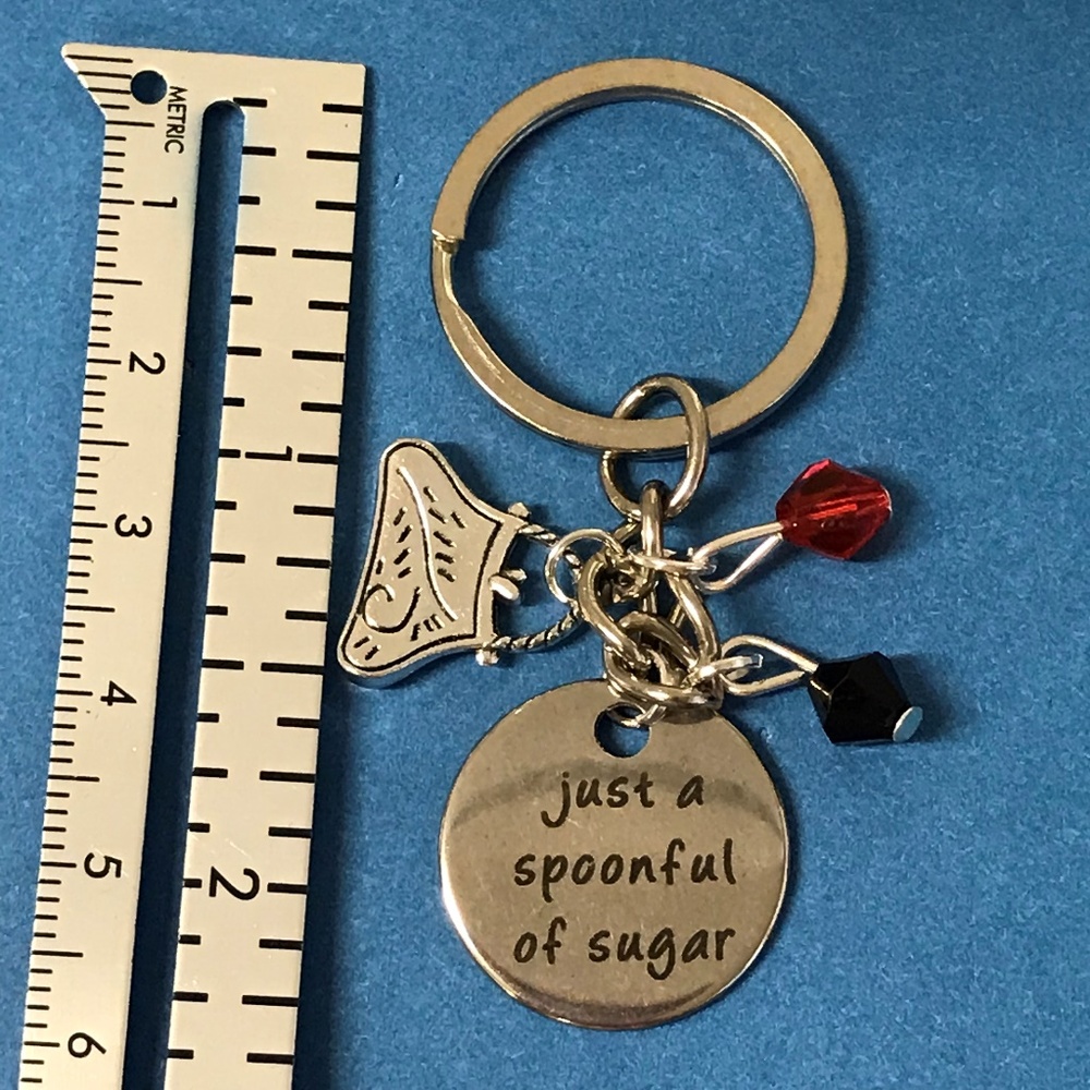 Mary Poppins Just a Spoonful of Sugar Keychain - Picture 4 of 6